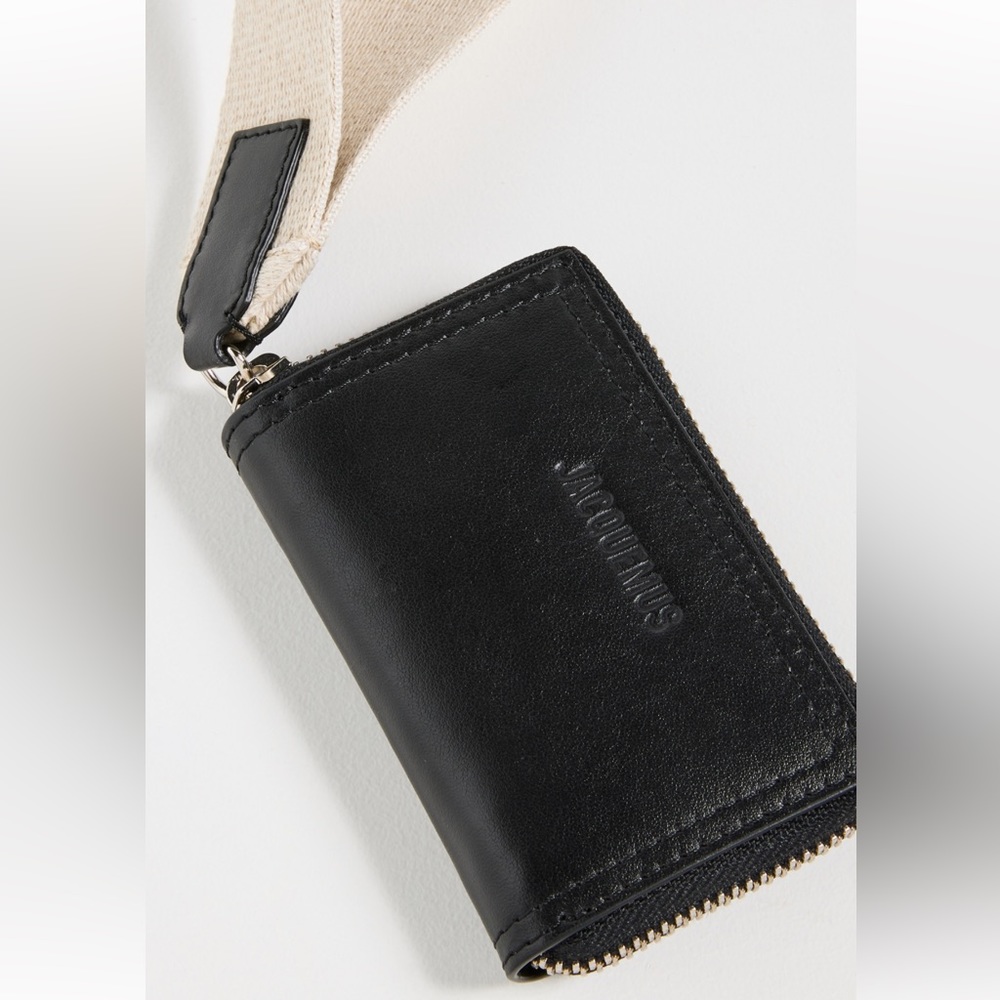 Jacquemus zipper wallet NWT